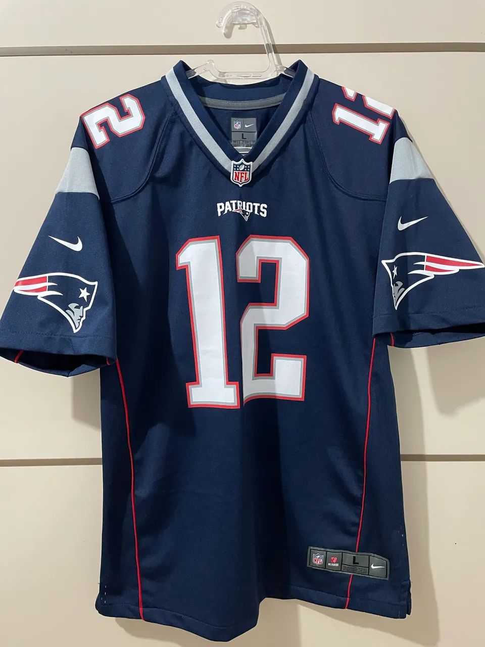 Camisa Jersey NFL Tom Brady #12 New England Patriots Nike Original
