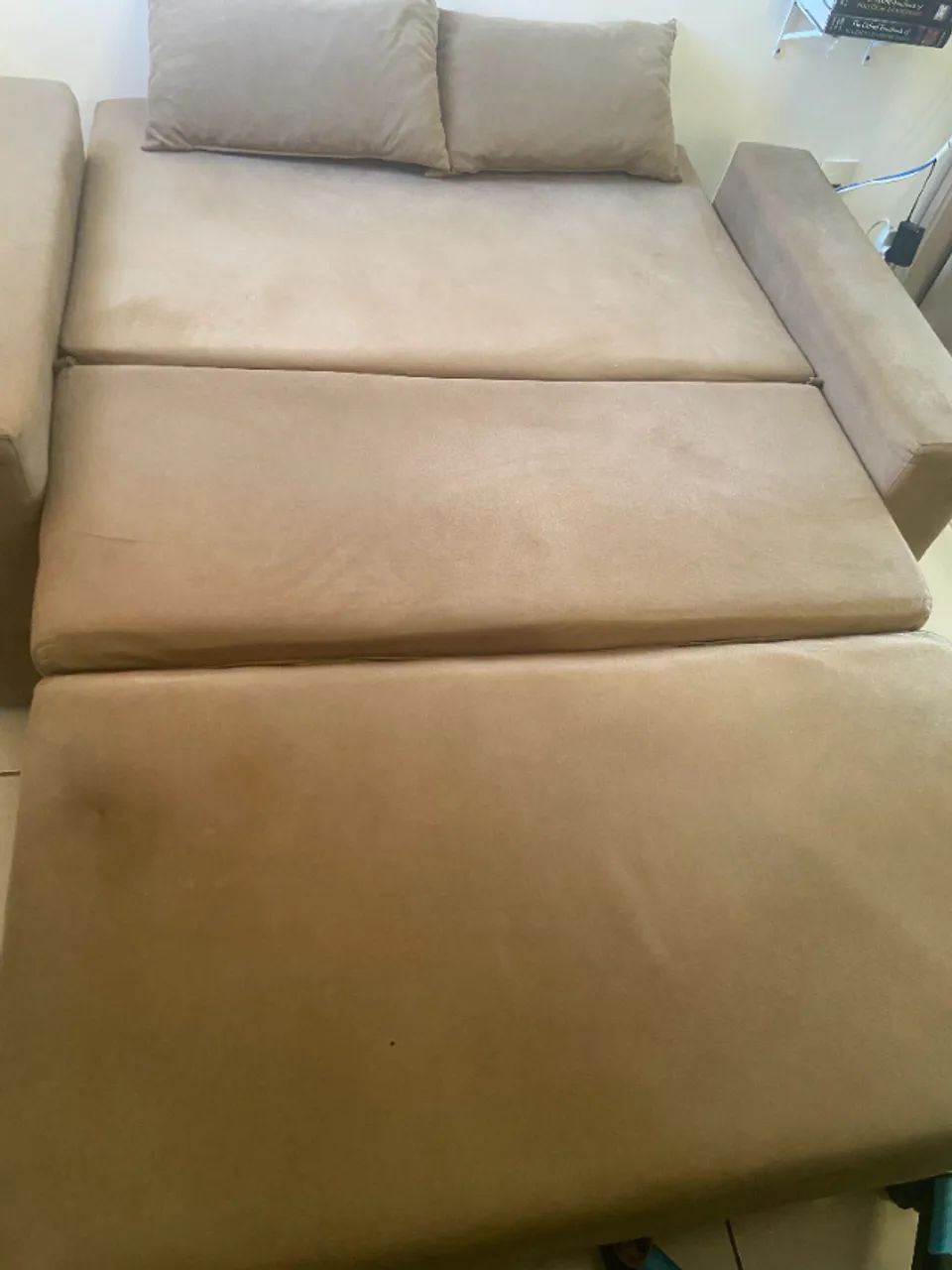 sofá cama 2 lugares 600 reais - Foto 2