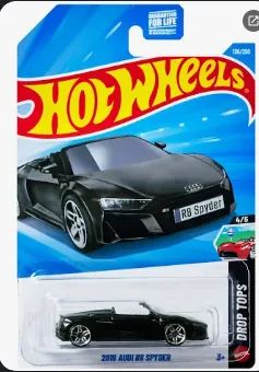 2019 audi r8 spyder hot wheels