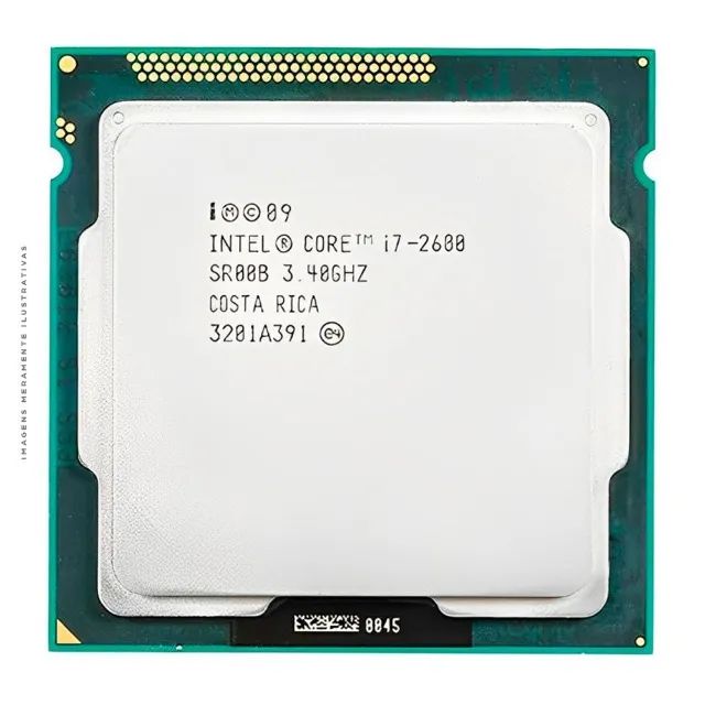 Processador Intel Core i7-2600 4 Núcleos 8 Threads 3.4GHz LGA 1155