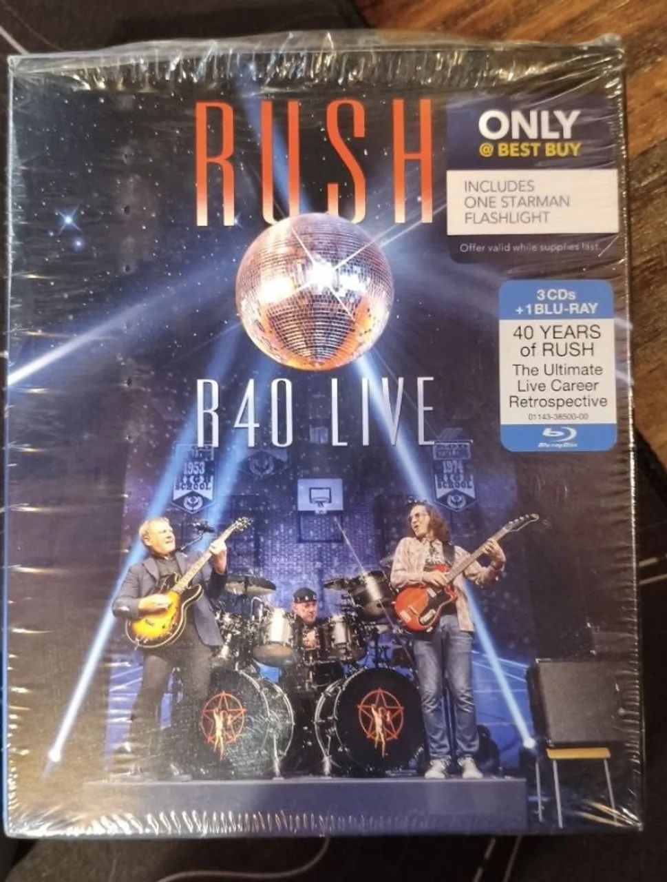 RUSH R40 Live (Box) Blu-ray - DVD, Blu-Ray e Vídeo Cassete