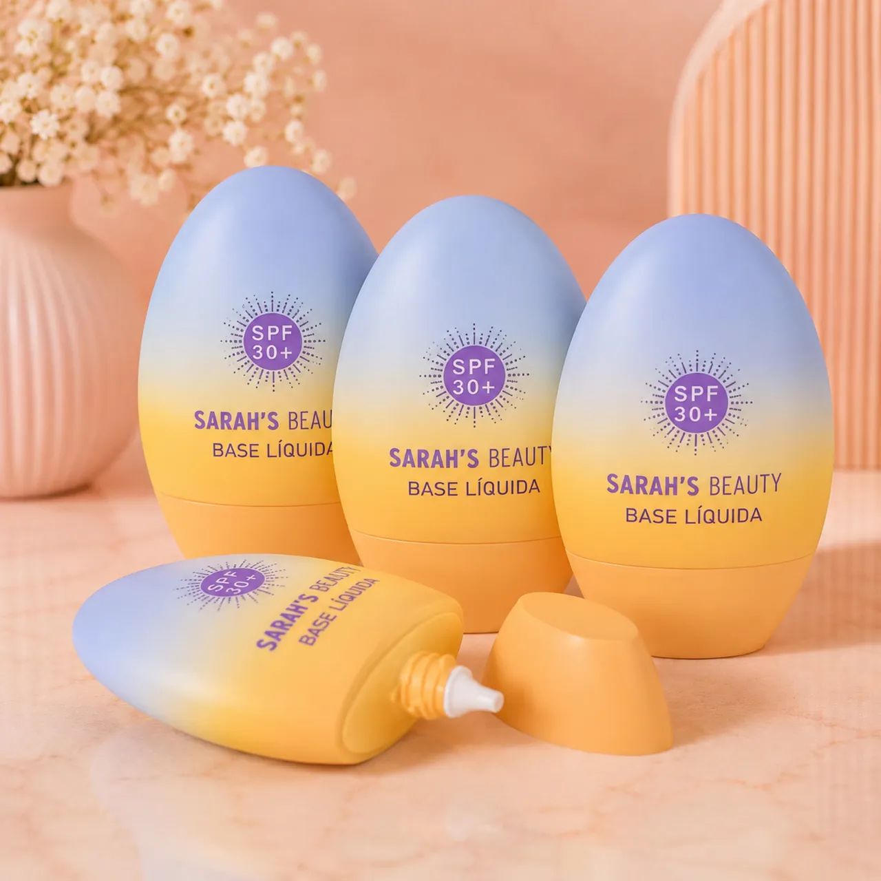 Base Líquida Sarah?s Beauty SPF 30+ - Cobertura Natural