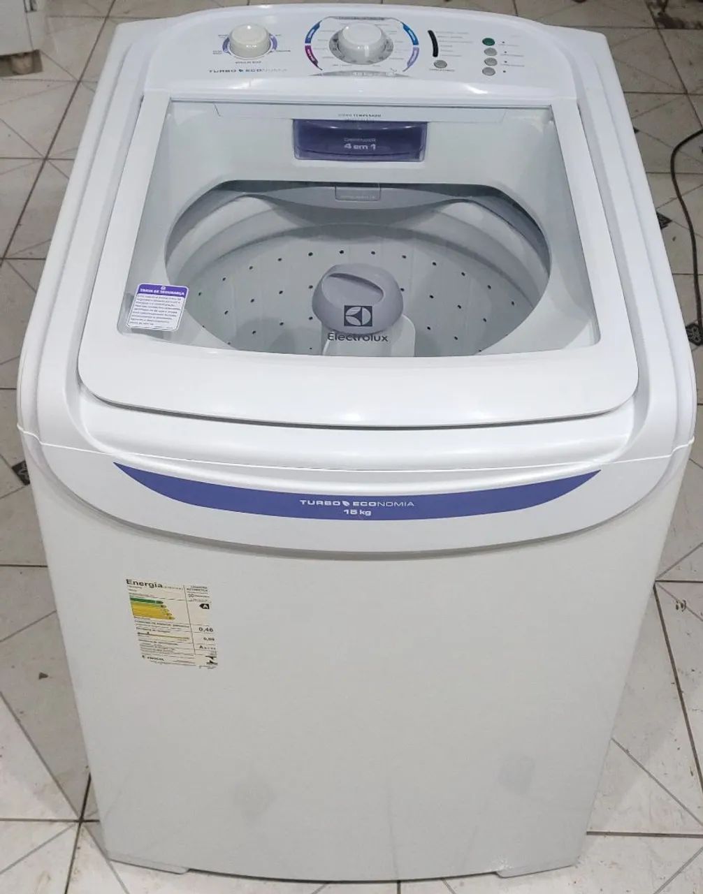 Máquina de lavar Electrolux 15kg turbo  - Foto 2