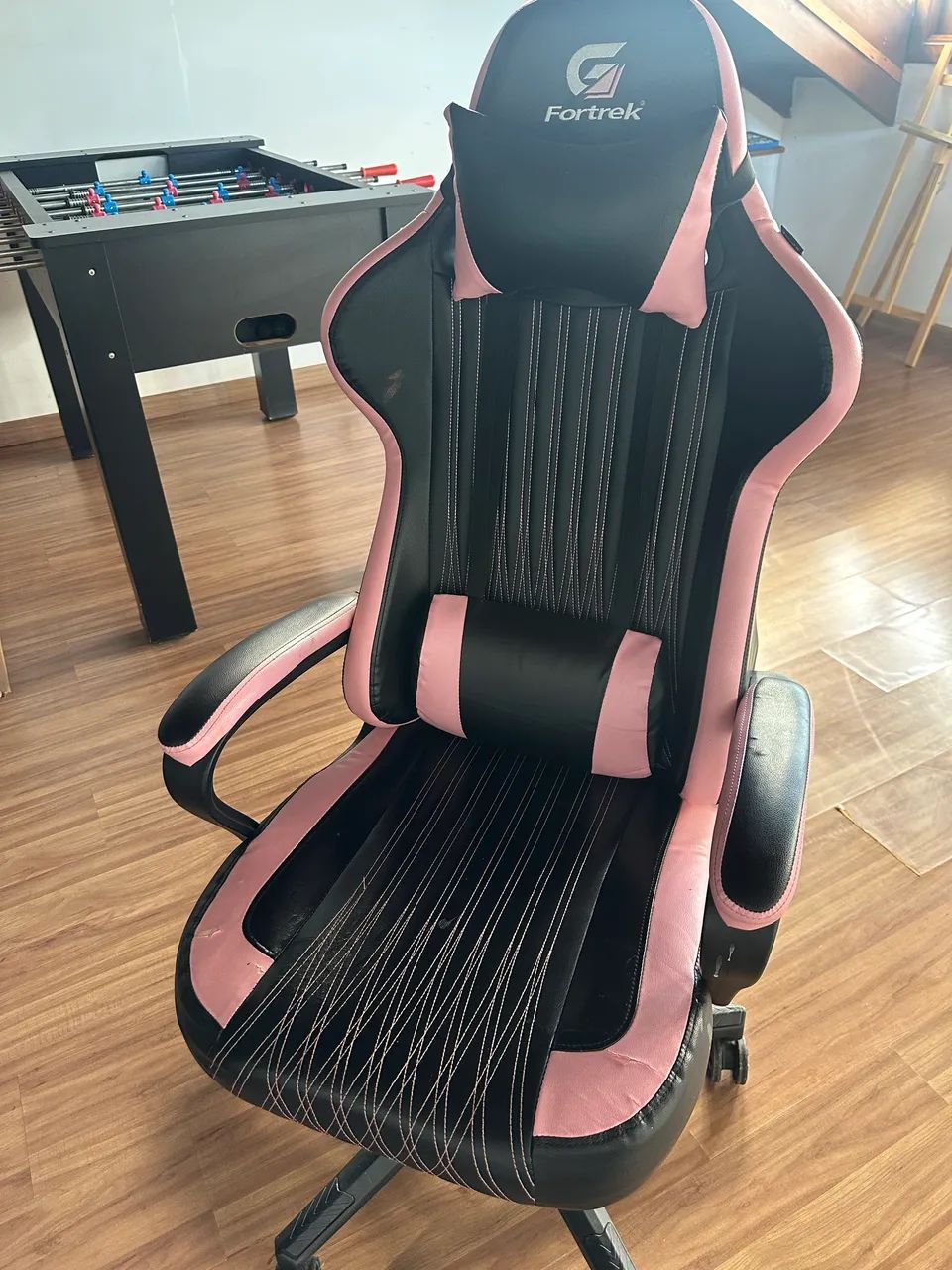 Cadeira gamer rosa 