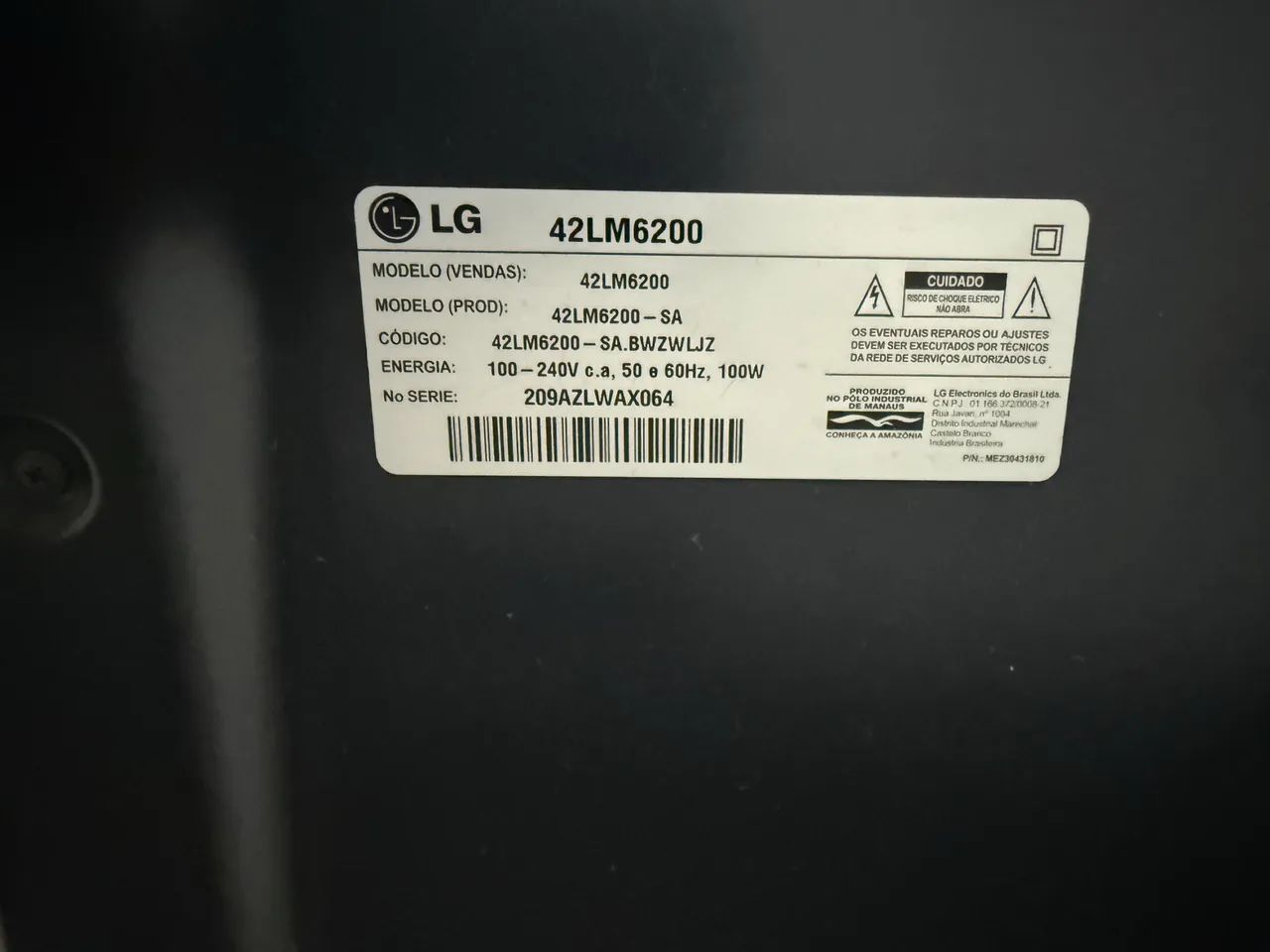VENDO TV LG 42 POLEGADAS  - Foto 4