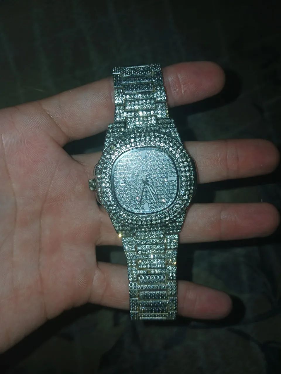 Relógio Ice Luxury (Cravejado) - Banhado a Prata 925! - Foto 4