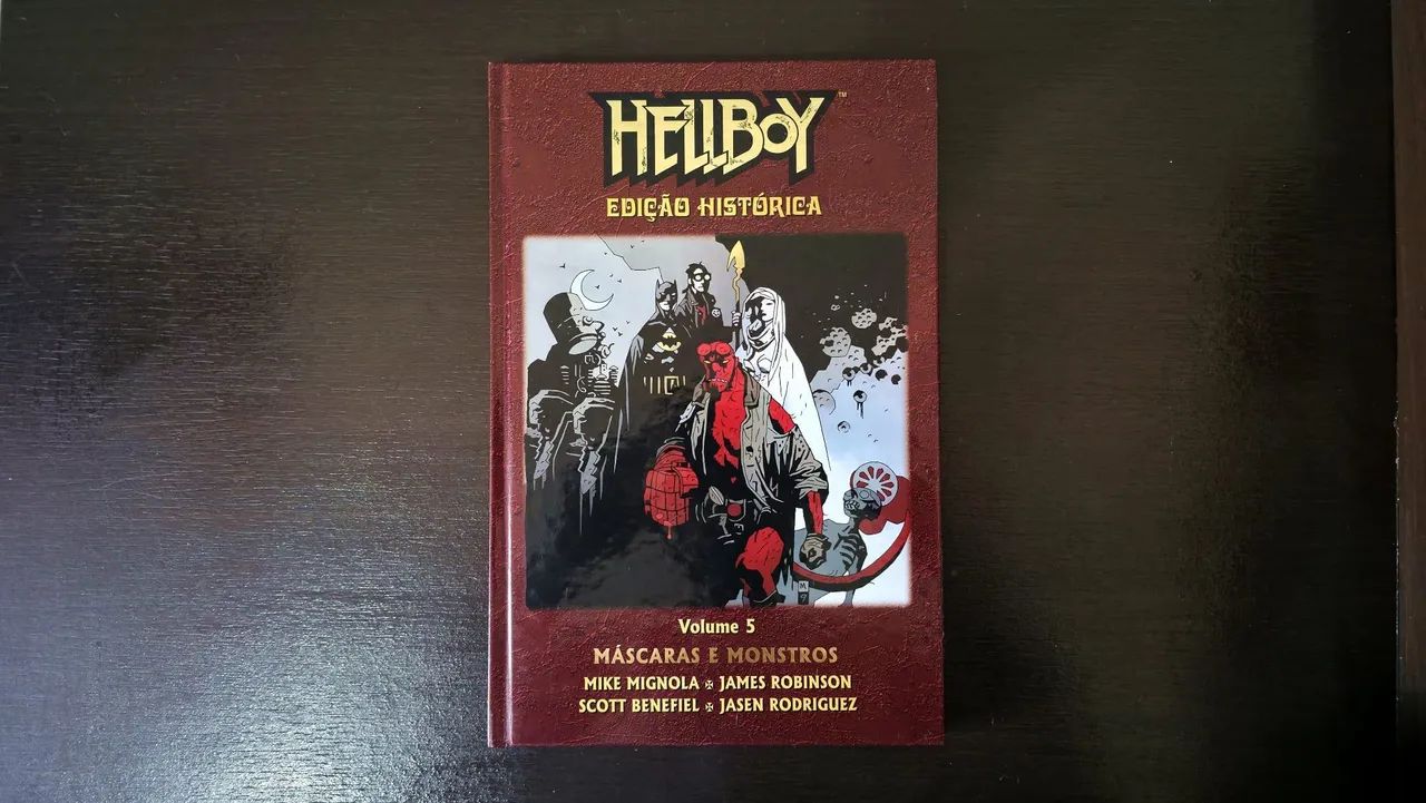 Hellboy - Edição Histórica Vol. 5 - Máscaras e Monstros - HQ Mythos
