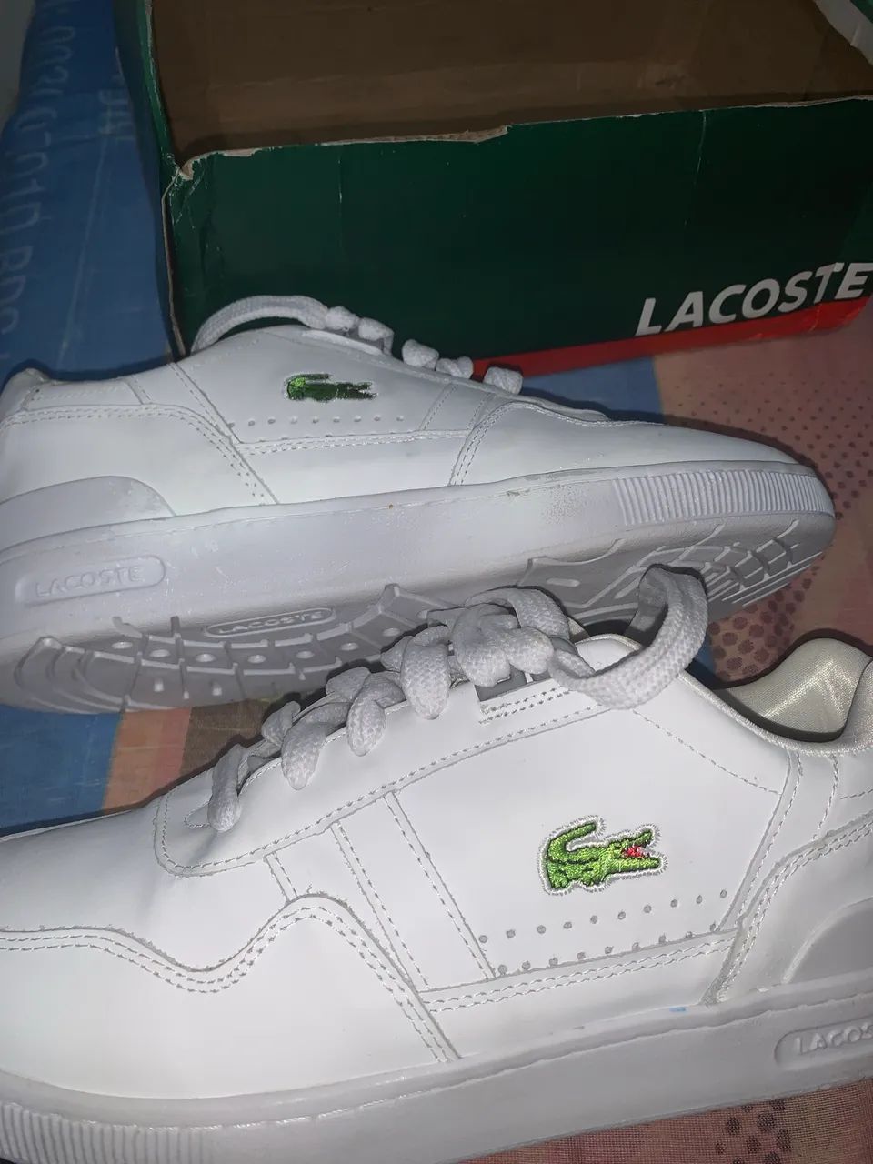tênis lacoste 40 branco