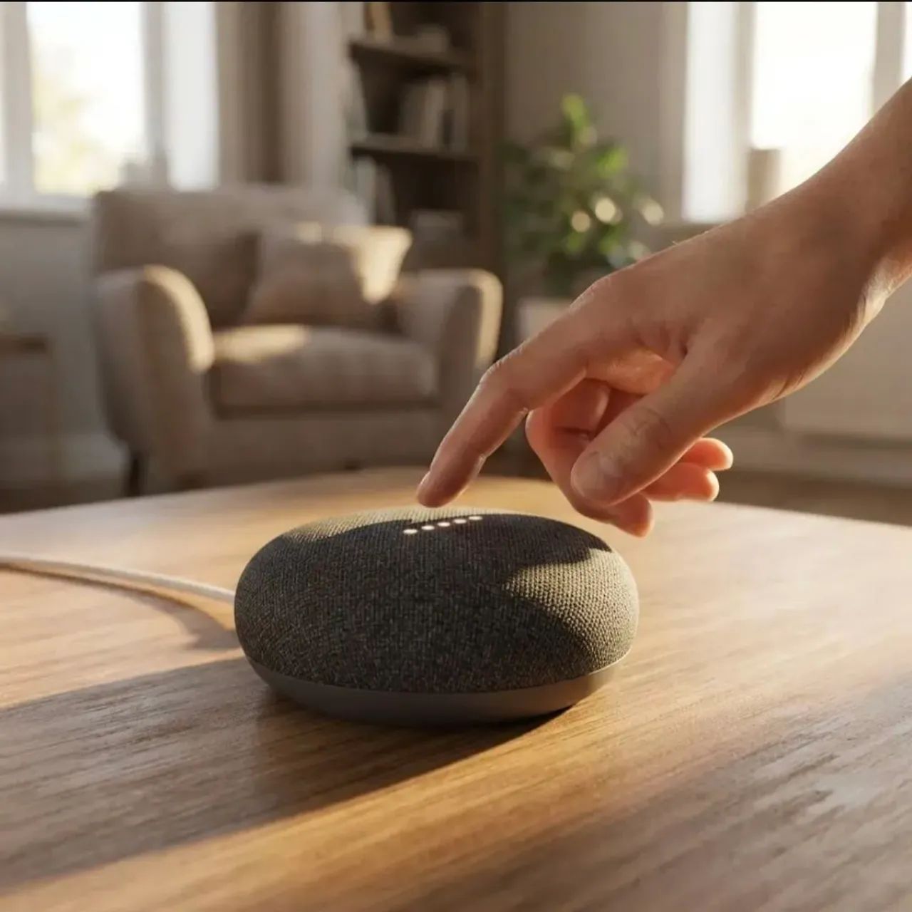 Caixinha inteligente do Google Assistente - Nest Mini 2° Gen - conecta na conta do Google
