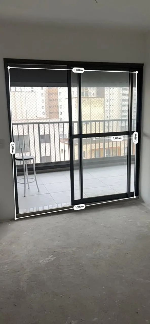 Porta de Correr de Alumínio com Vidro - Foto 3