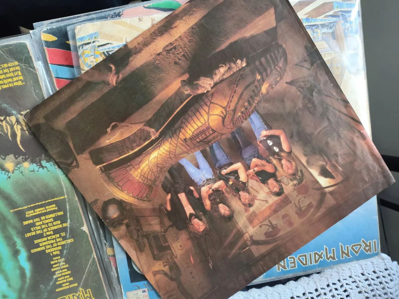LP Iron Maiden Powerslave e The Number of The beast - atenção no anúncio.  - Foto 5