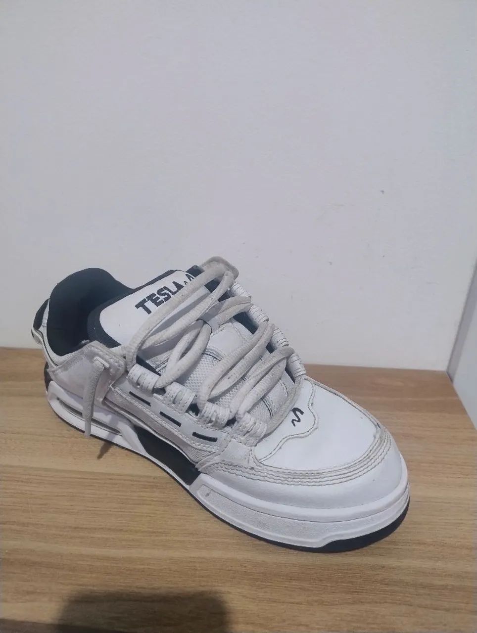 Tênis Tesla deluxe branco - Foto 3