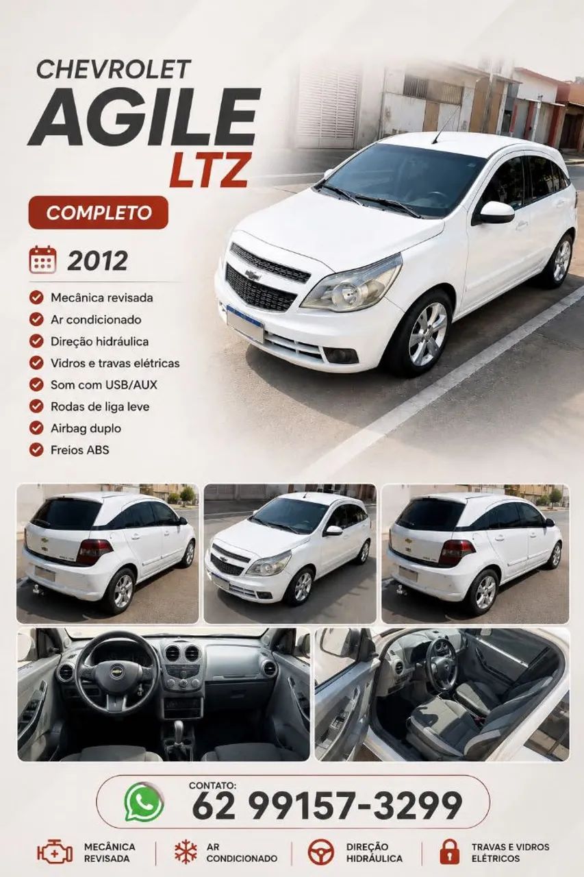 Chevrolet Agile LTZ 1.4 MPFI 8V FLEXPOWER 5P 2012