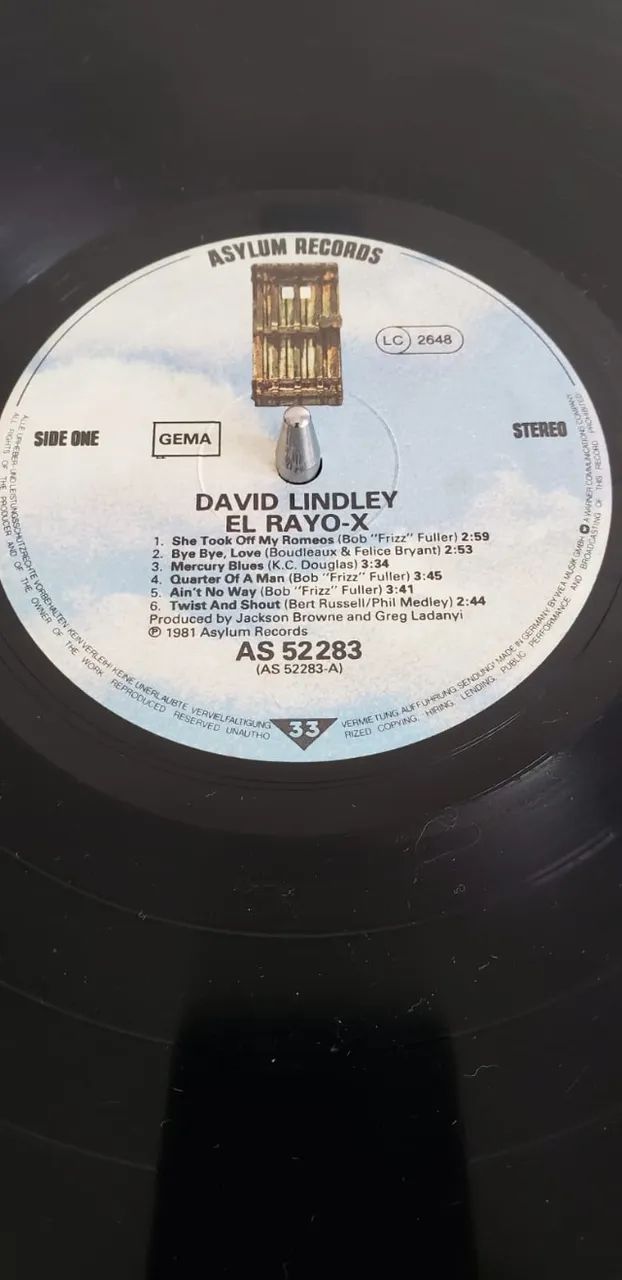 Lp David Lindley - El Rayo X (Importado)(zerado) - Foto 4
