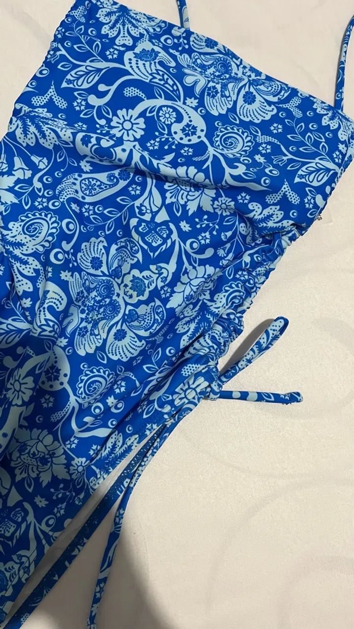 Maio Shein estampado azul  - Foto 2