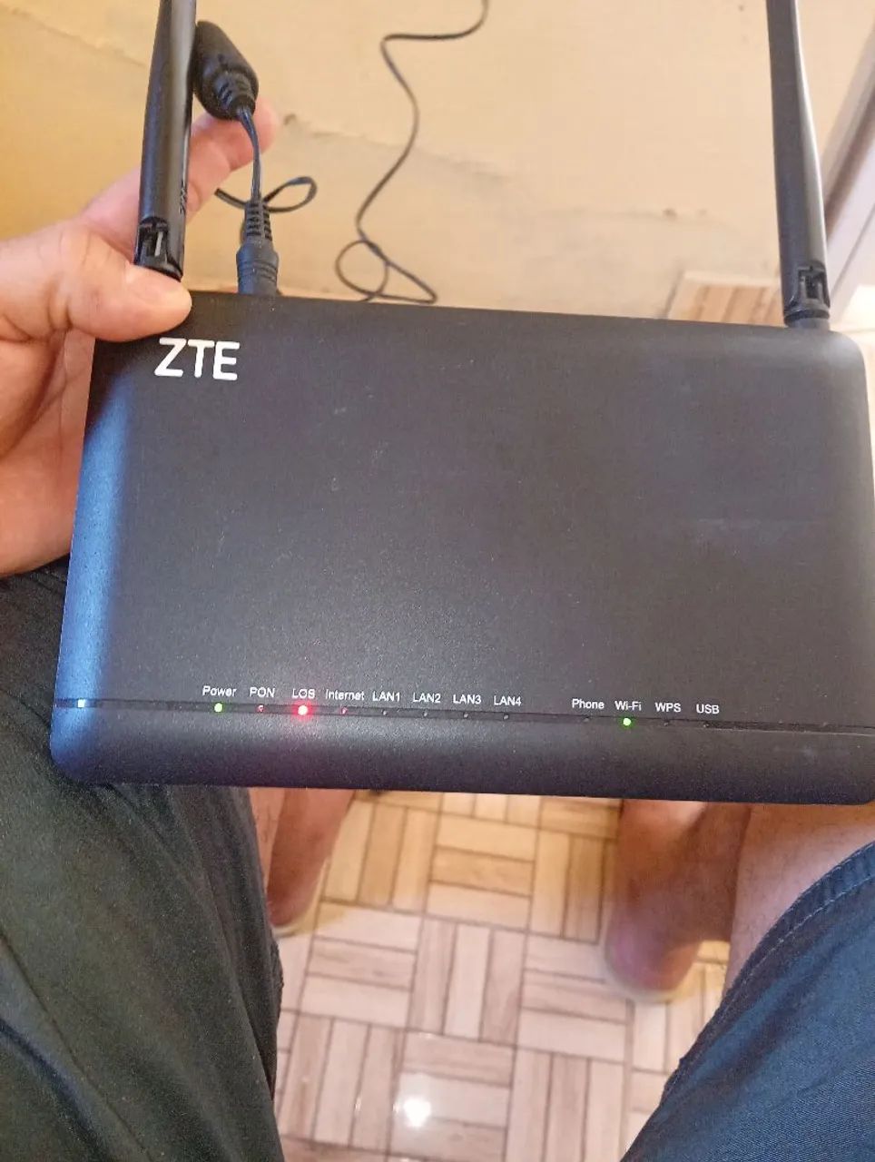 Roteador ZTE pegando perfeitamente valor 60 reais  - Foto 3