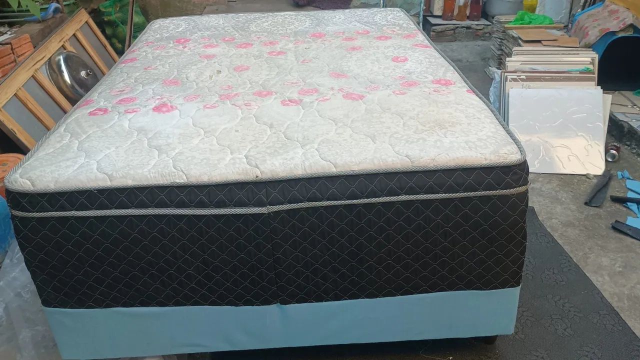 CAMA BOX CASAL CONJUGADA COMPLETA ENTREGA INCLUÍDA 