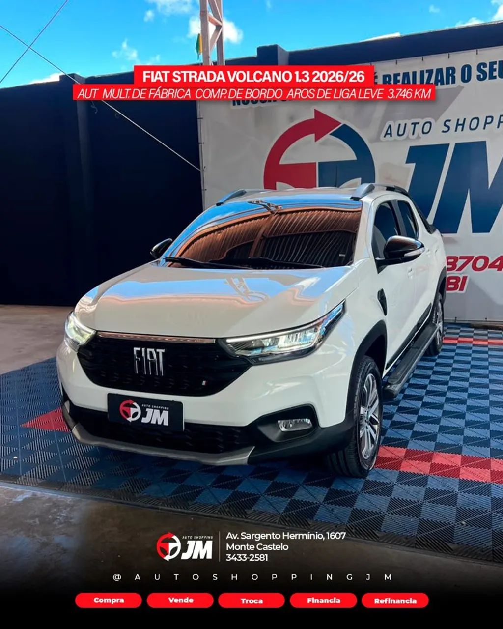 Fiat Strada Volcano 1.3 Flex 8V CD Aut. 2026