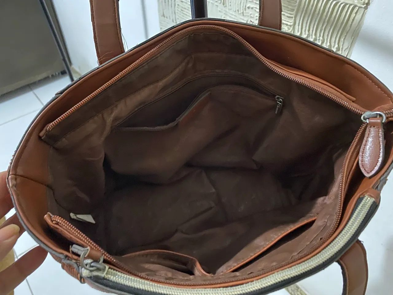 Bolsa couro média  - Foto 4