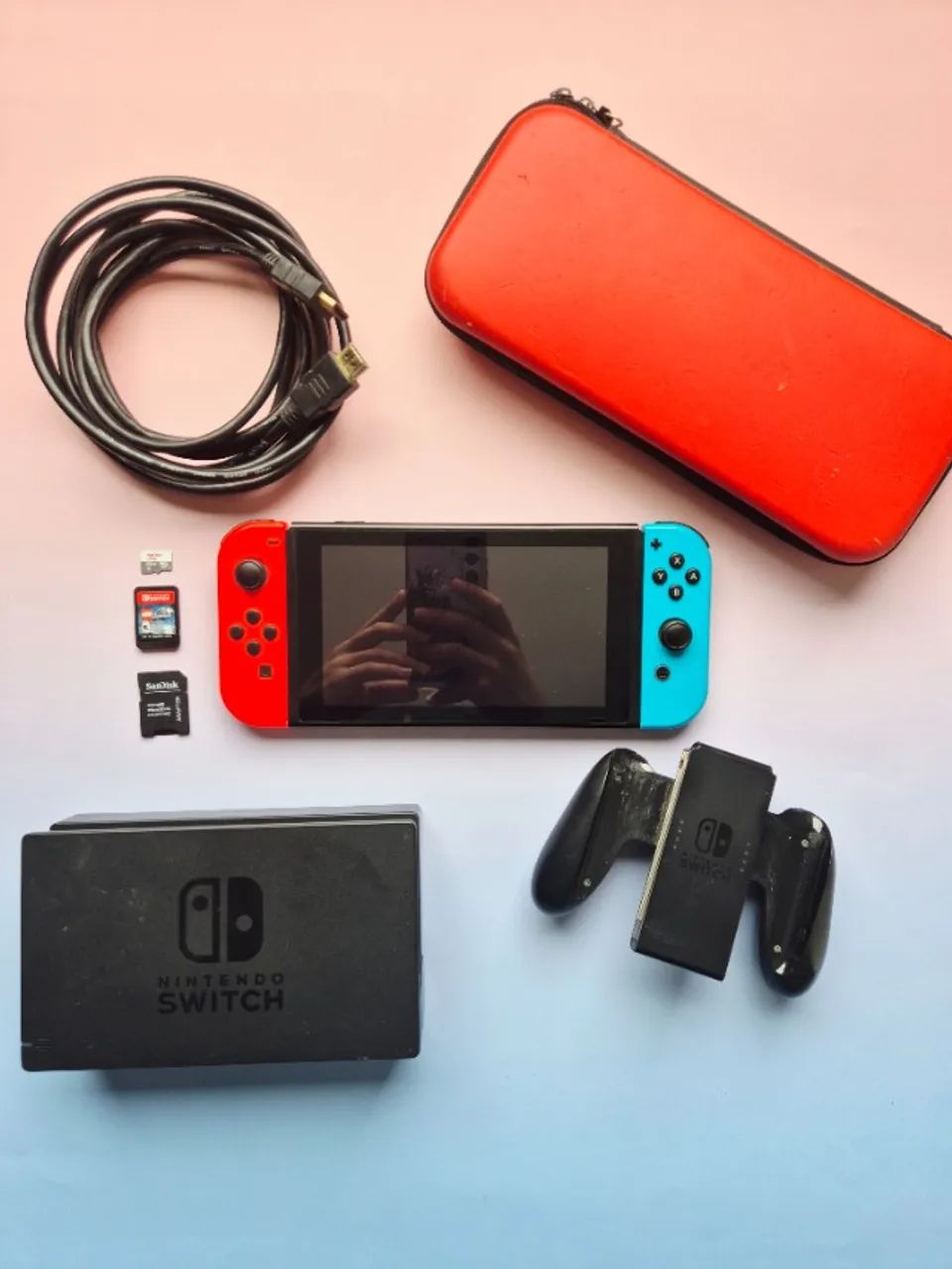 Nintendo Switch V1 128Gb Lotado de Jogos + Jogo Mídia Física Lego