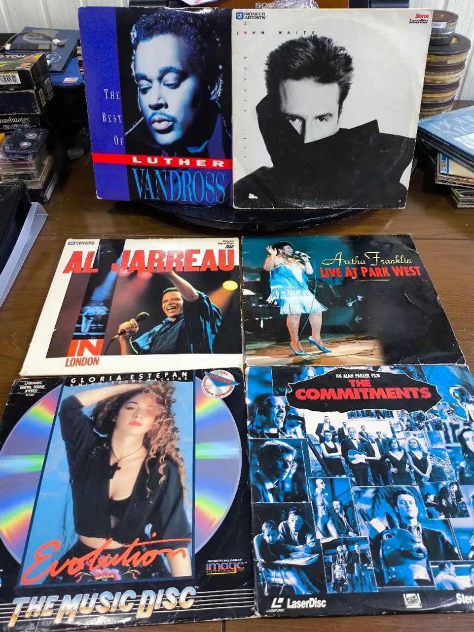 Laser Discs (LD) Raros - MPB, Jazz e Cinema (6 itens)