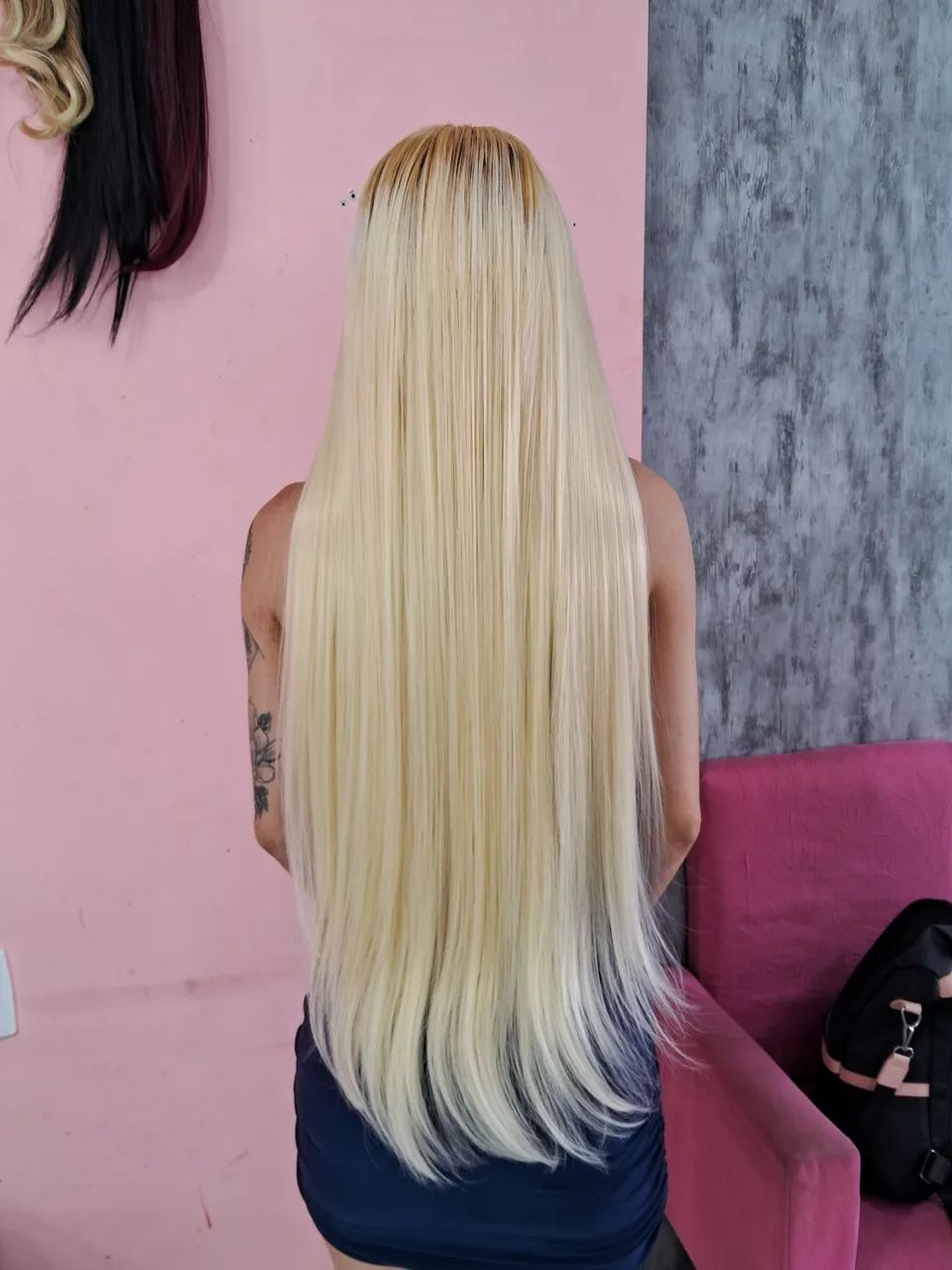 mega hair loiro - Foto 3