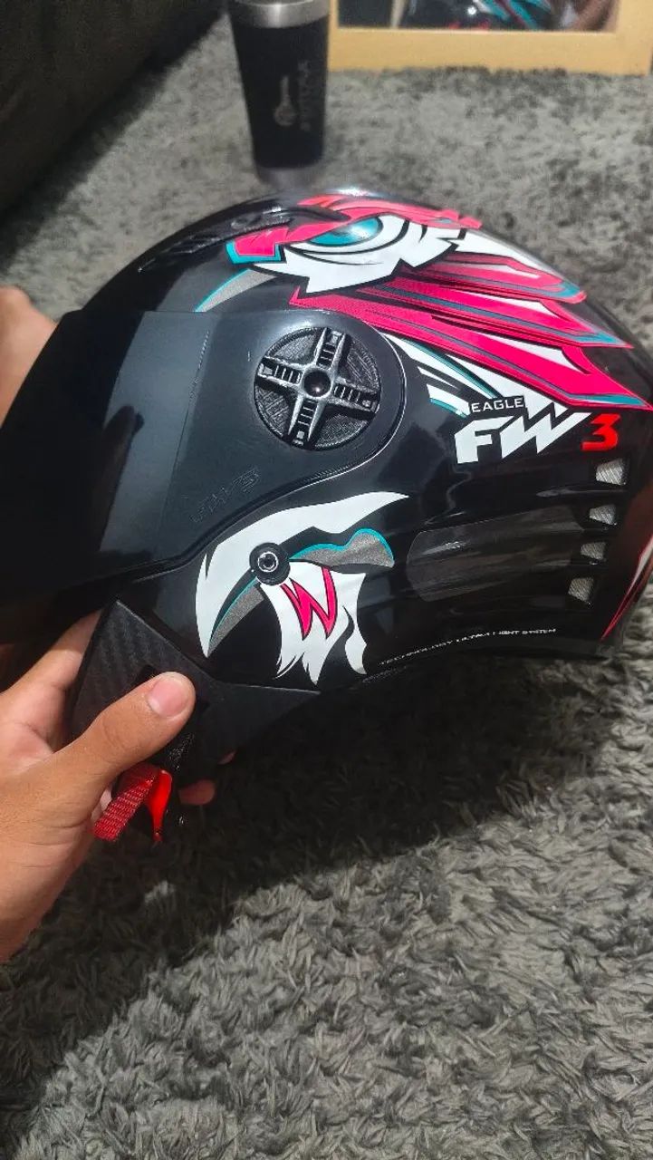 CAPACETE FW3 EAGLE ( 58 ) - Foto 3