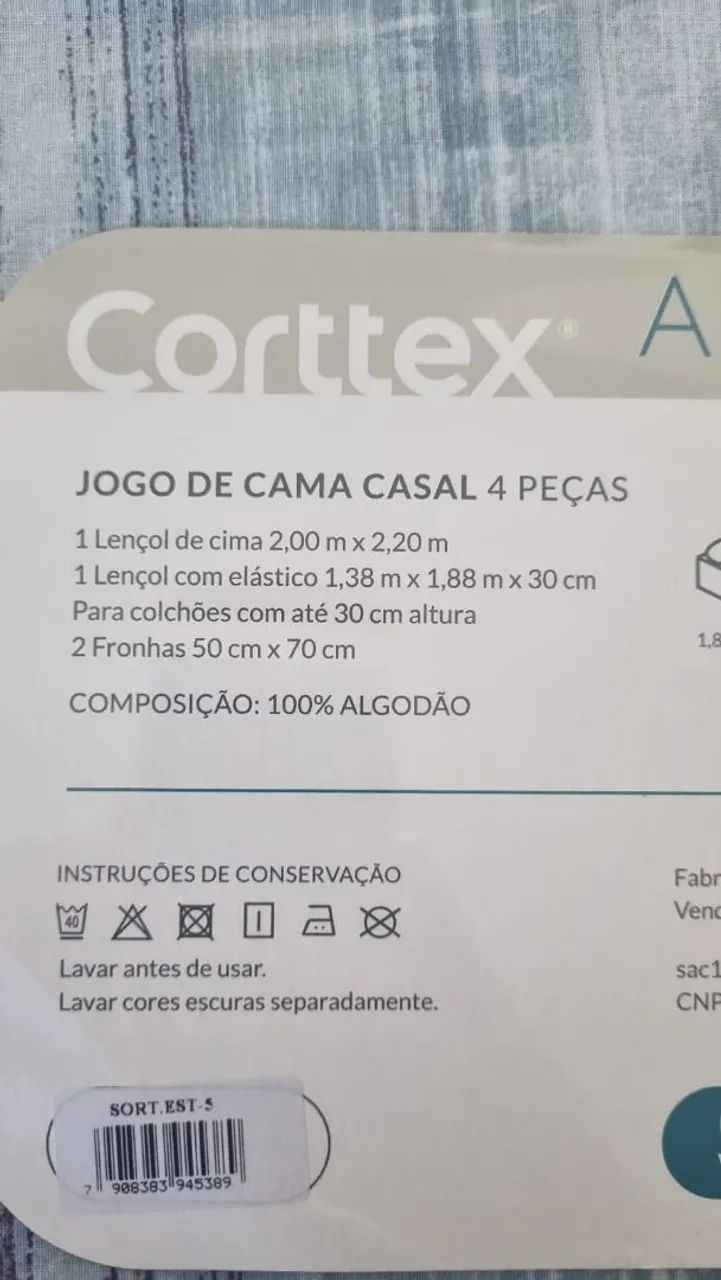 Jogo de lençol casal - Foto 3