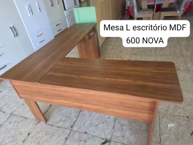 MESA L ESCRITÓRIO MDF NOVA - Foto 3