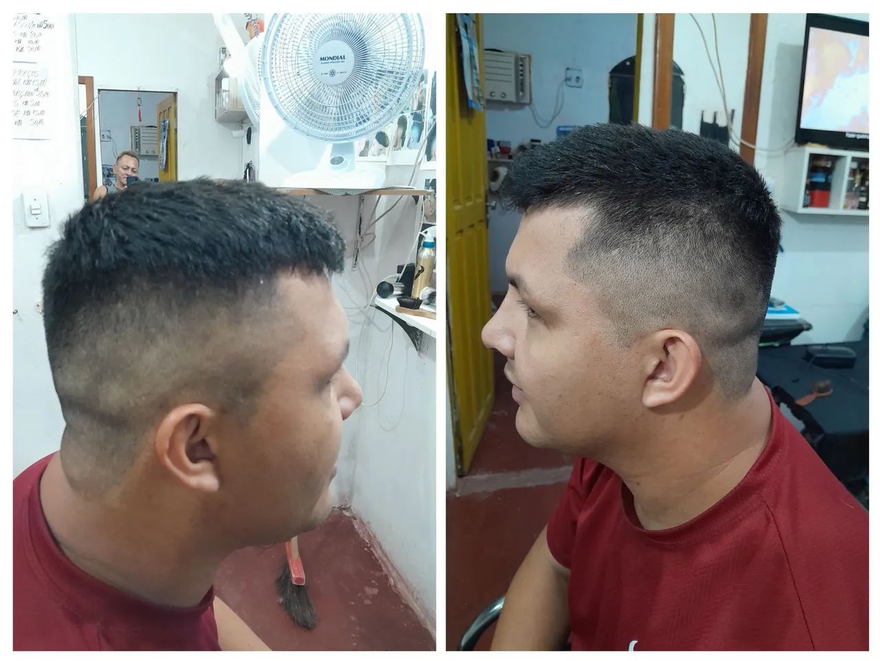 Barbeiro a domicílio a combinar com cliente Uber  - Foto 3