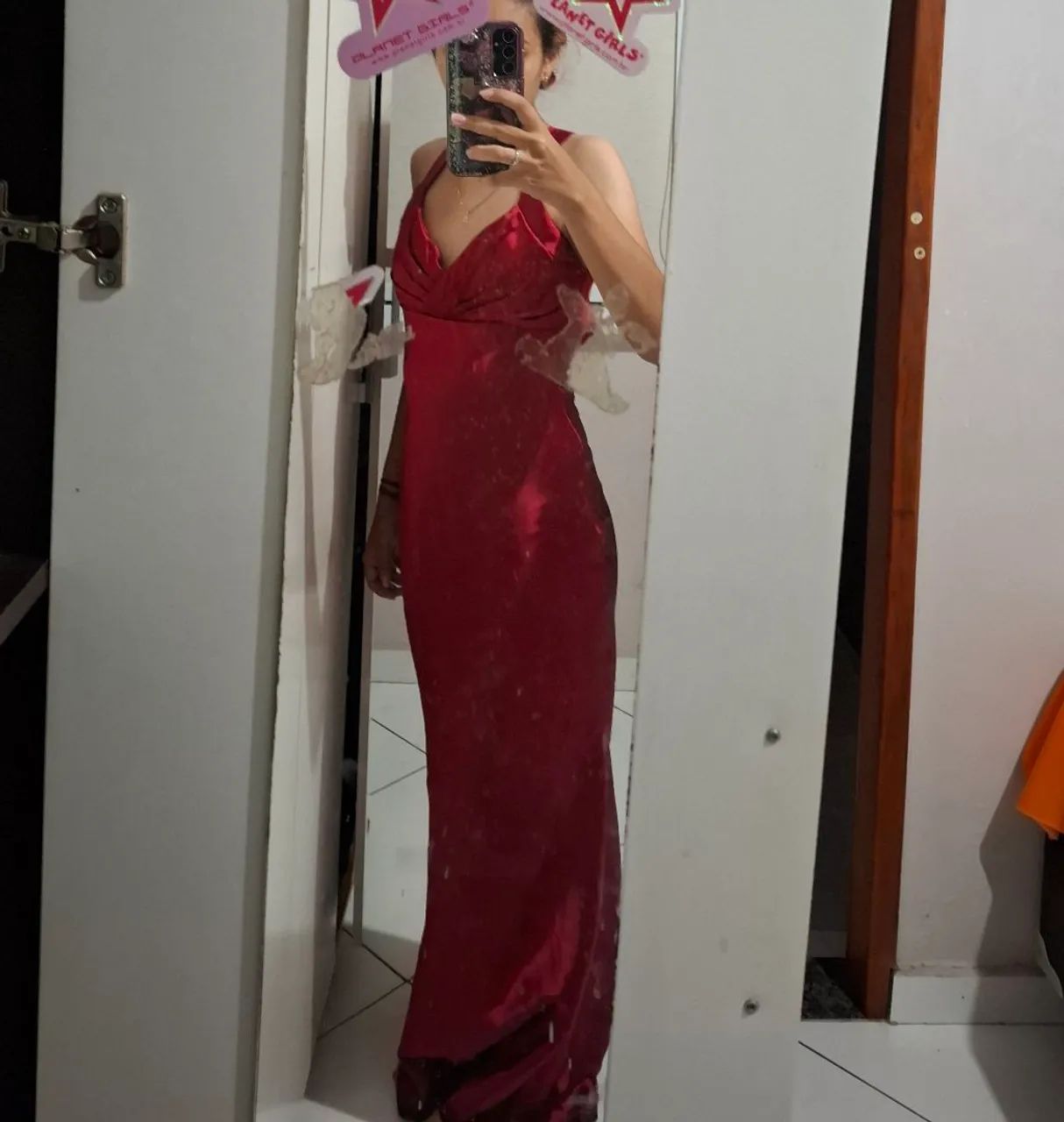 Vestido longo vermelho  - Foto 3