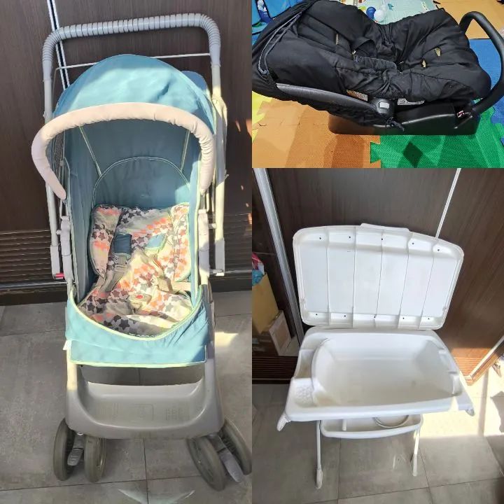 Carrinho de bebe /bebê conforto/banheira 