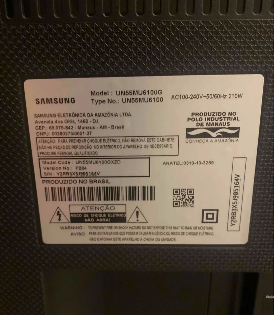 TV Samsung com defeito  - Foto 2