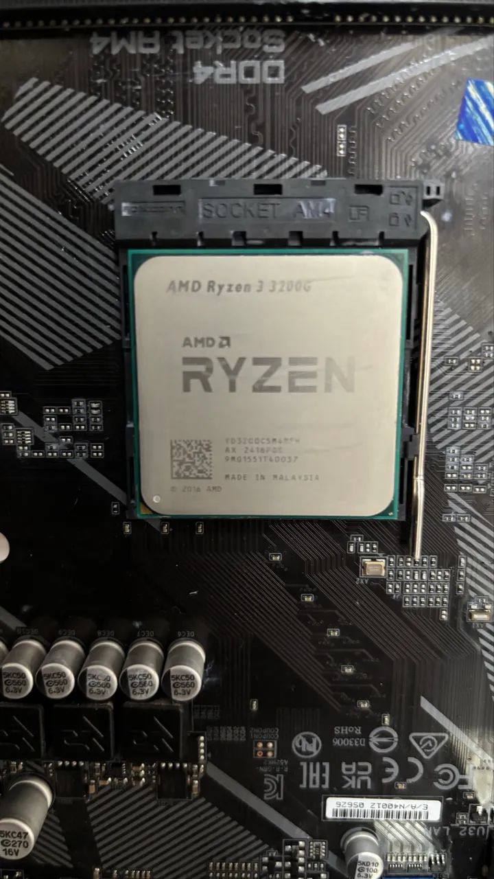 Processador AMD Ryzen, placa mãe e espelho - Foto 4