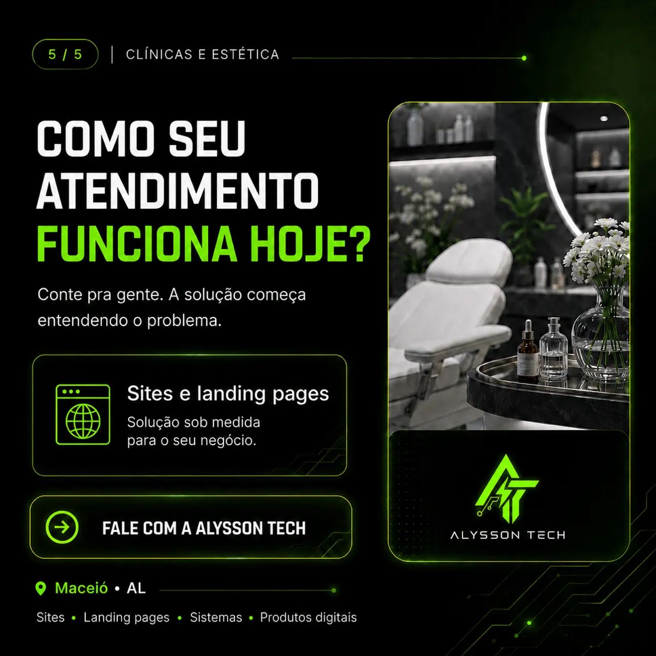 Site para Clínica e Estética | WhatsApp + Agendamento | Maceió - Foto 3