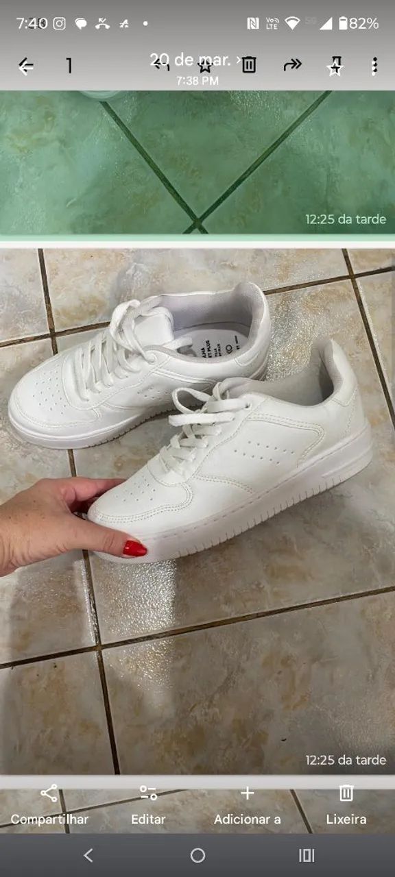 Tênis masculino branco 