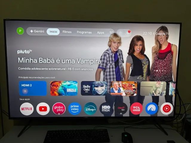 TV TCL C6K 55'' Mini LED 4K COM GARANTIA TELEVISÃO