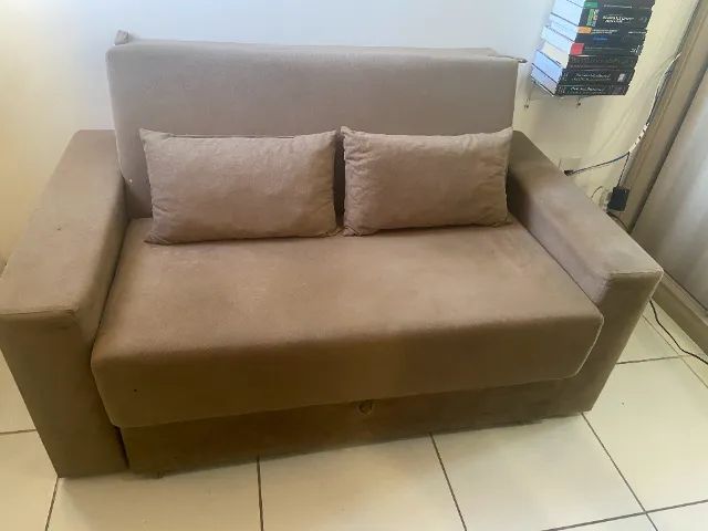 sofá cama 2 lugares 600 reais - Foto 3