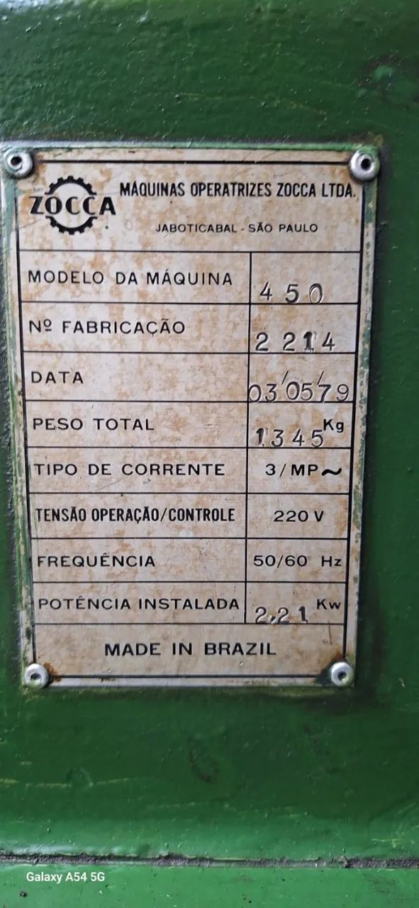 Plaina Limadora Zocca 450 - Foto 4