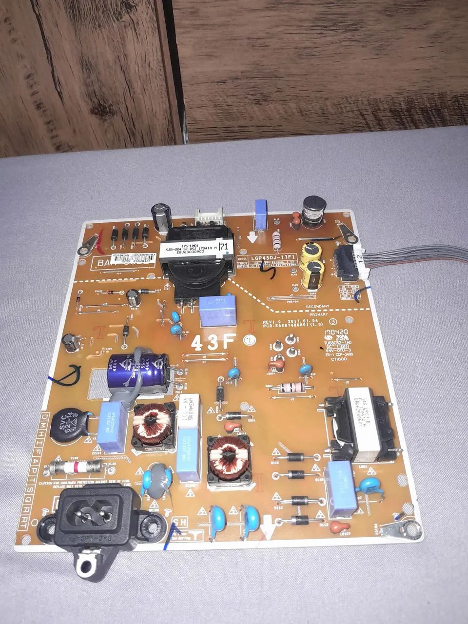 Placa de tv LG funcionando!! 43 polegadas 