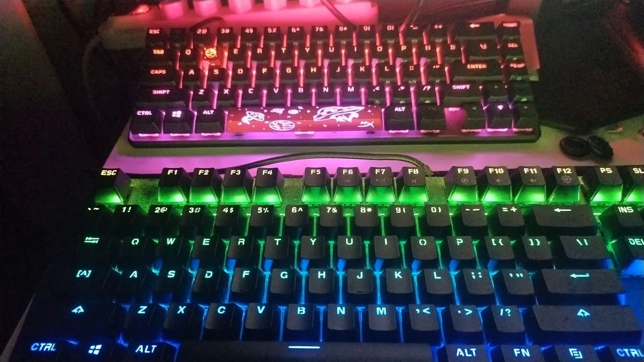 Teclado mecânico hyperx alloy 65  - Foto 4