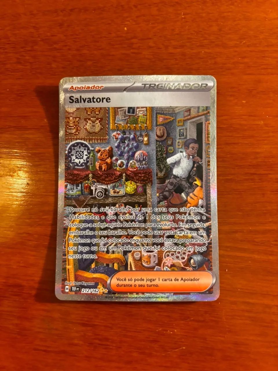 Carta Pokémon Salvatore (212/162) - Foto 3