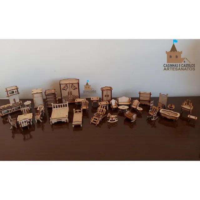 Casinha de Boneca Montada e Pintada NOVA - Foto 4