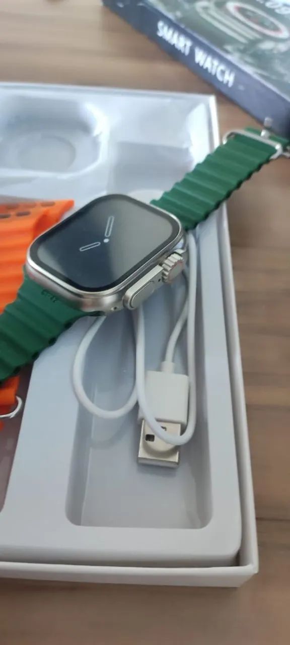Smartwatch ultra com pulseira Extra  - Foto 5