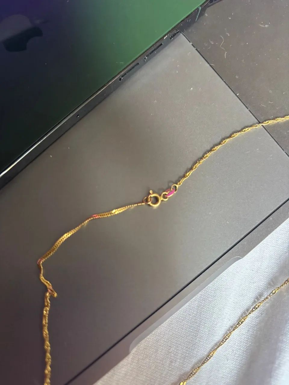 Corrente de ouro 18k, Modelo DNA - Foto 2