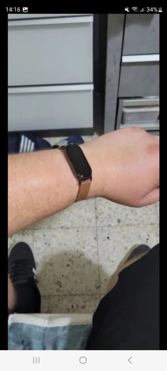 Pulseira para Mi band de couro  - Foto 3