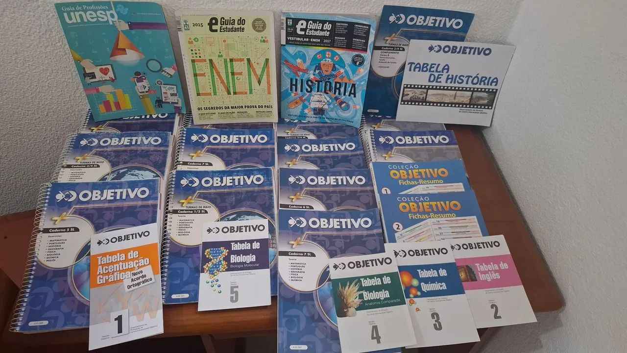 Material didático pre vestibular colégio Objetivo 2017