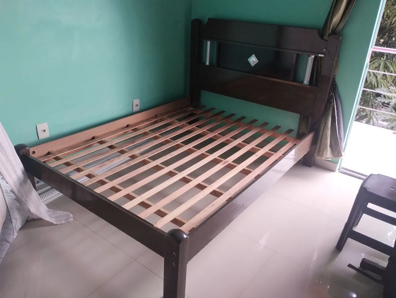 Cama de casal completa,em bom estado de conservação! - Foto 2