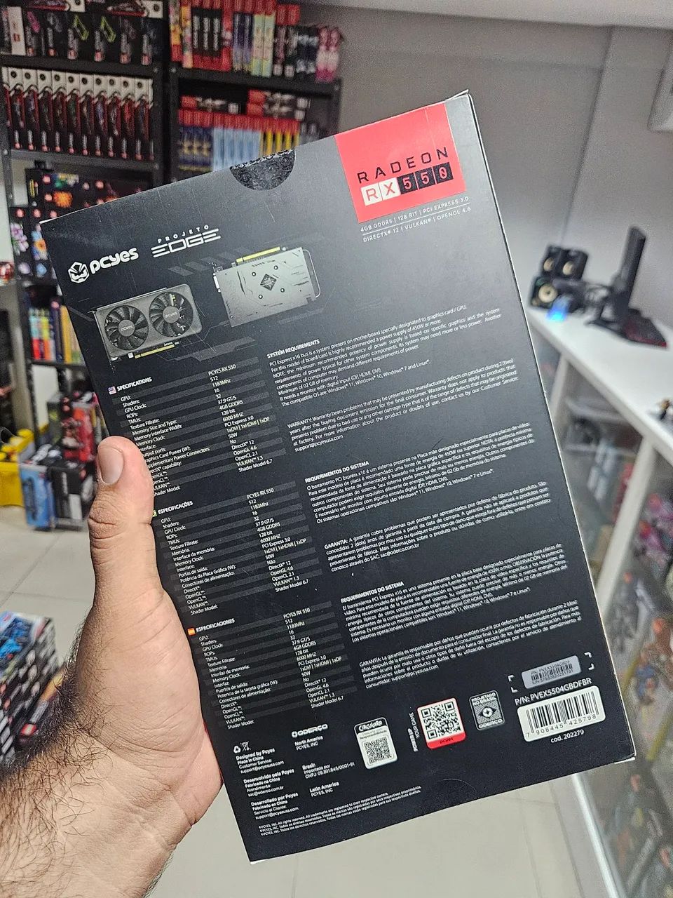 Placa de Vídeo RX 550 4GB  - Foto 2