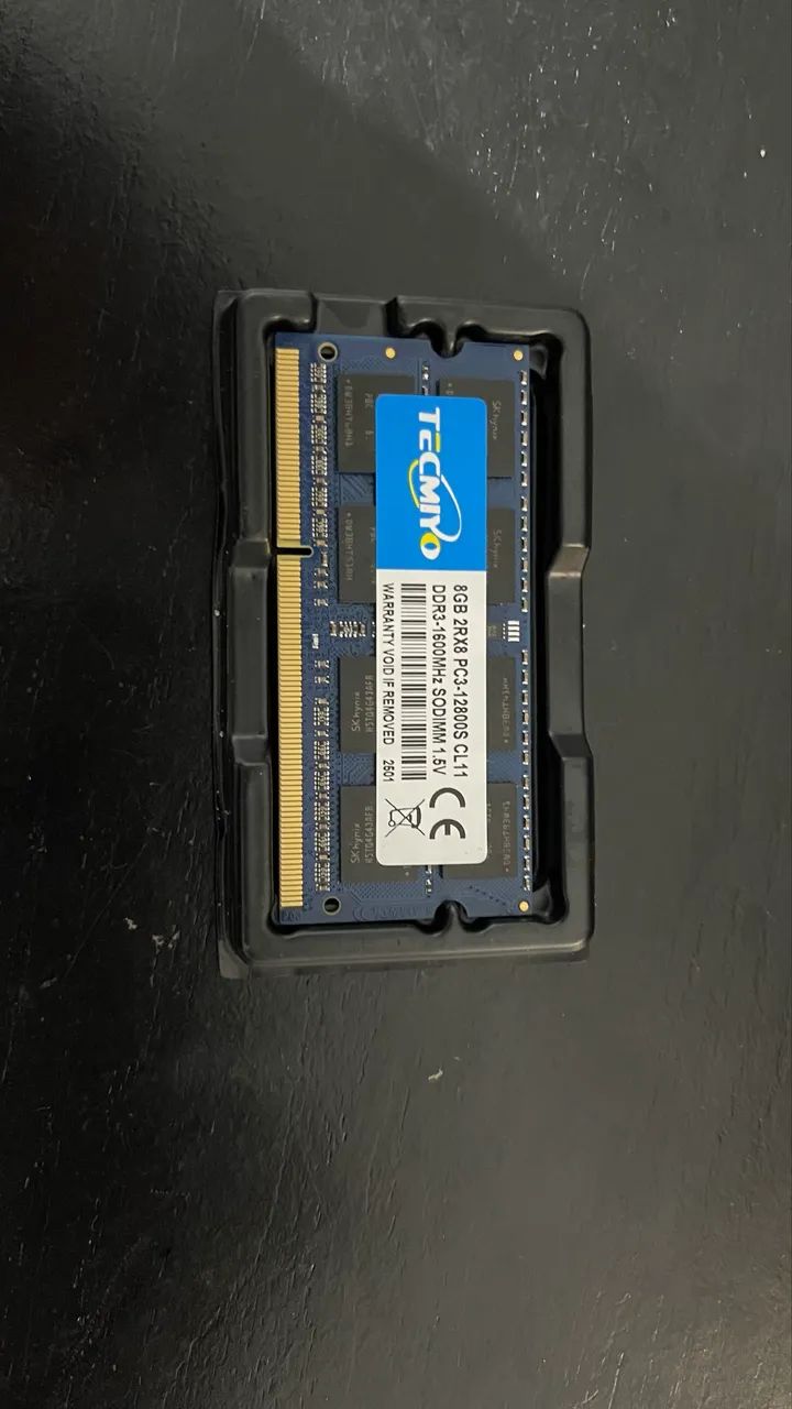 Memória RAM 8gb ddr3 Notebook 